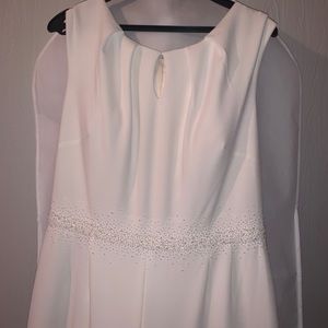 Beautiful white wide leg jumpsuit